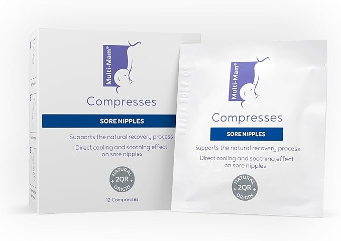 Breastfeeding nipple compresses from Multi-Mam