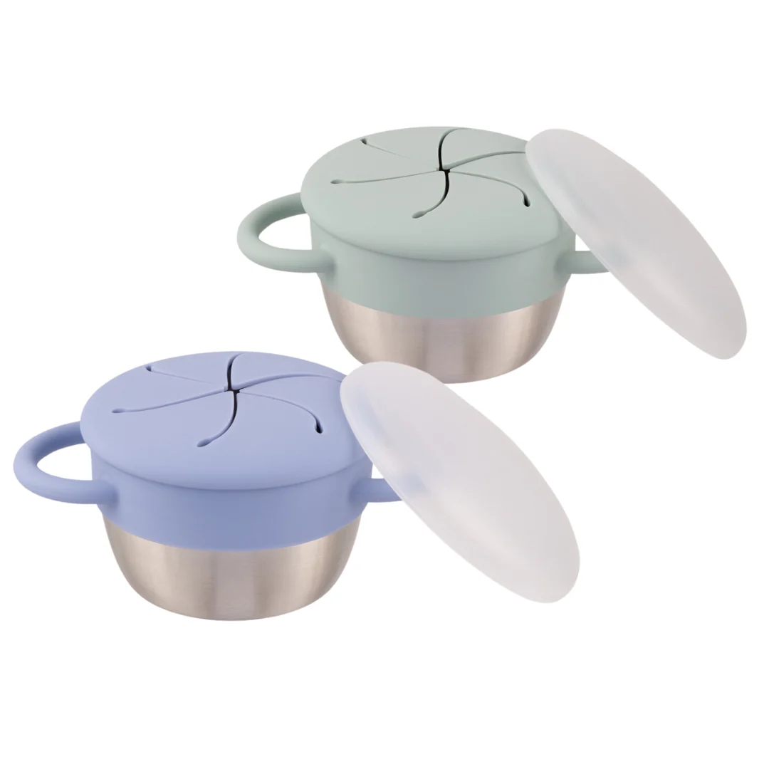 stainless steel toddler snack pots