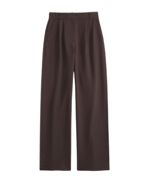 Curve Love A&F Sloane Tailored Wide Leg Pant