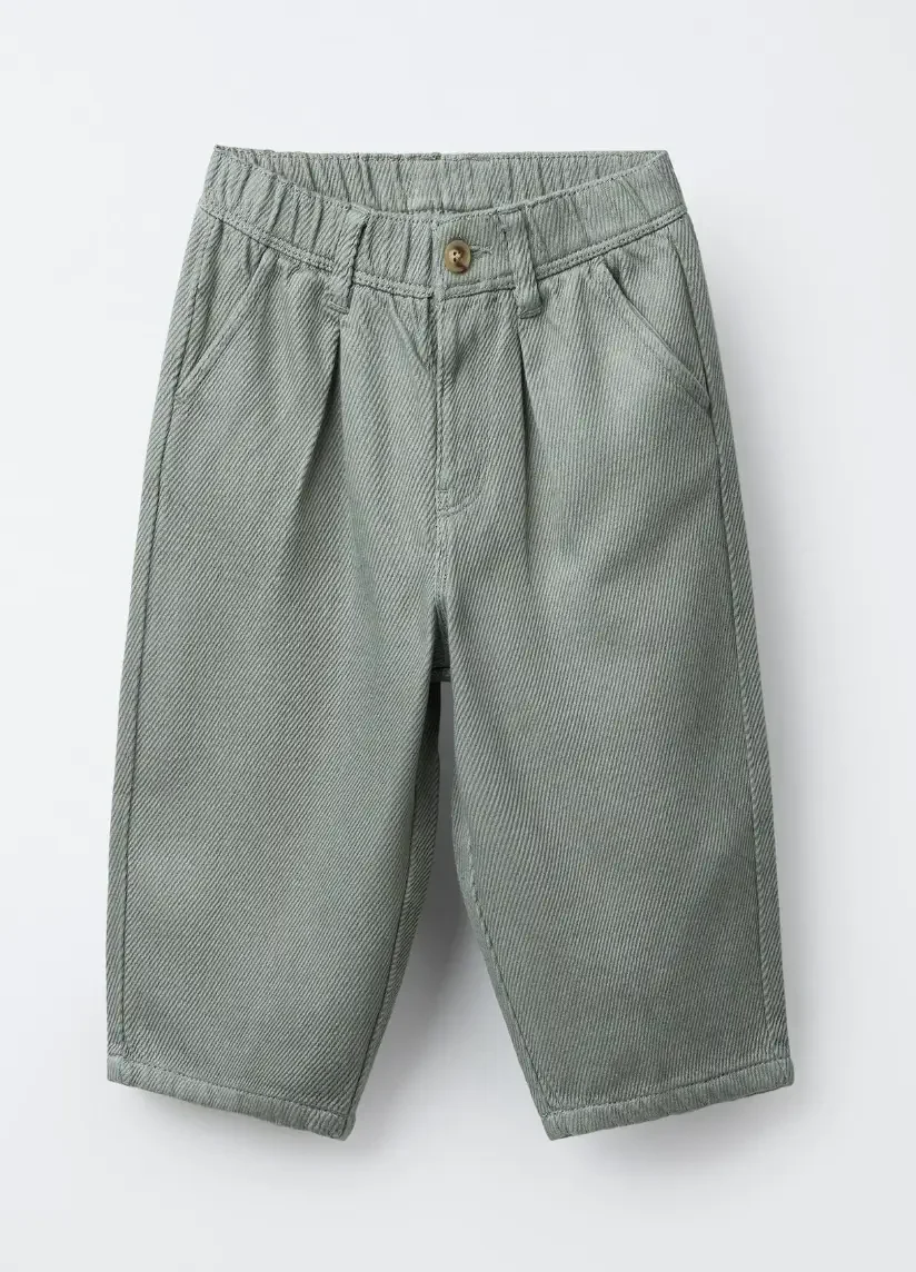 toddler sage barrel leg trousers