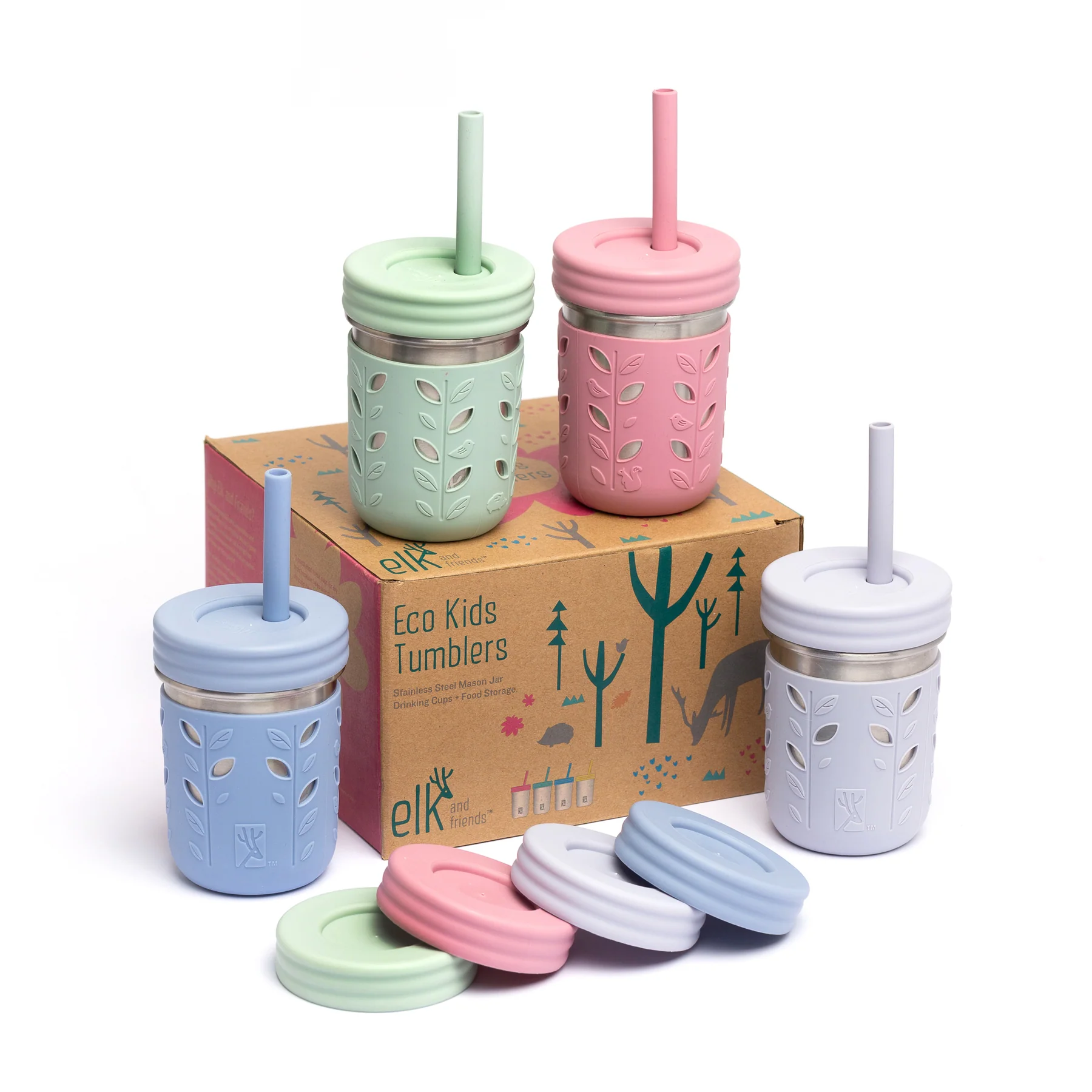 stainless steel toddler drinking cups with straw