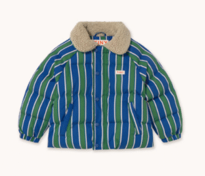 Retro Striped Padded Jacket